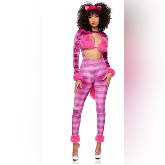 Pink and Purple Cheshire Cat Costume - Picture 4 of 4